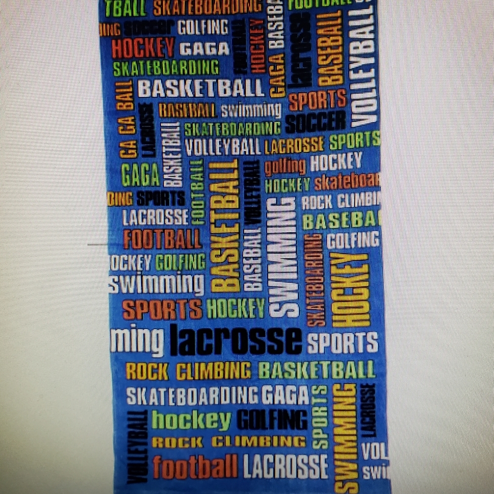 Sports Graffiti Towel